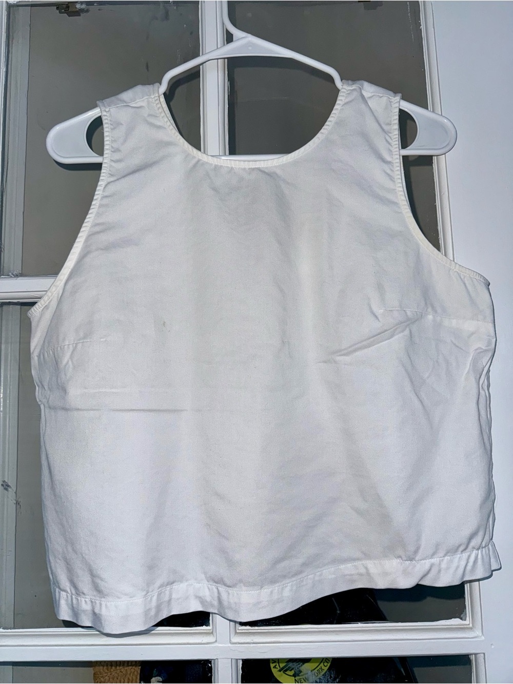 LOFT White Sleeveless Tank Top